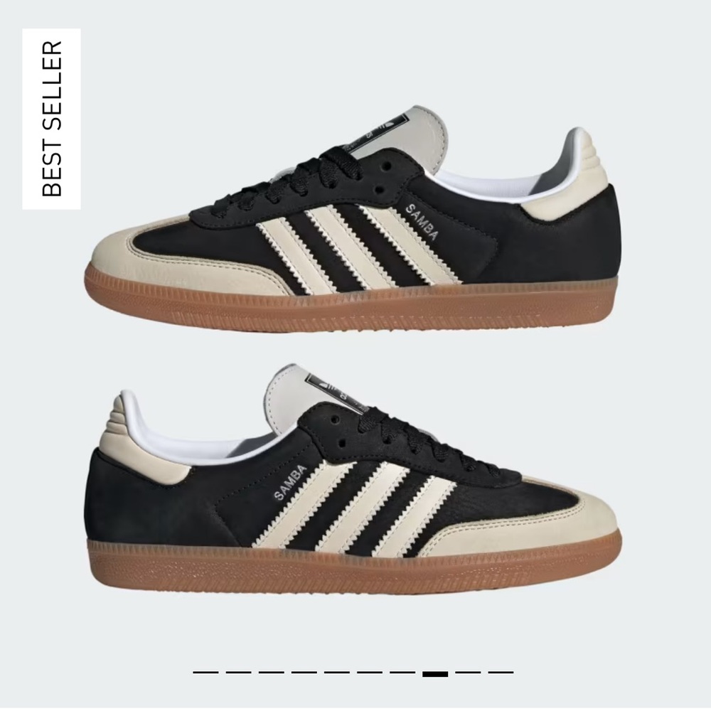 Adidas Samba Black and White Sneakers